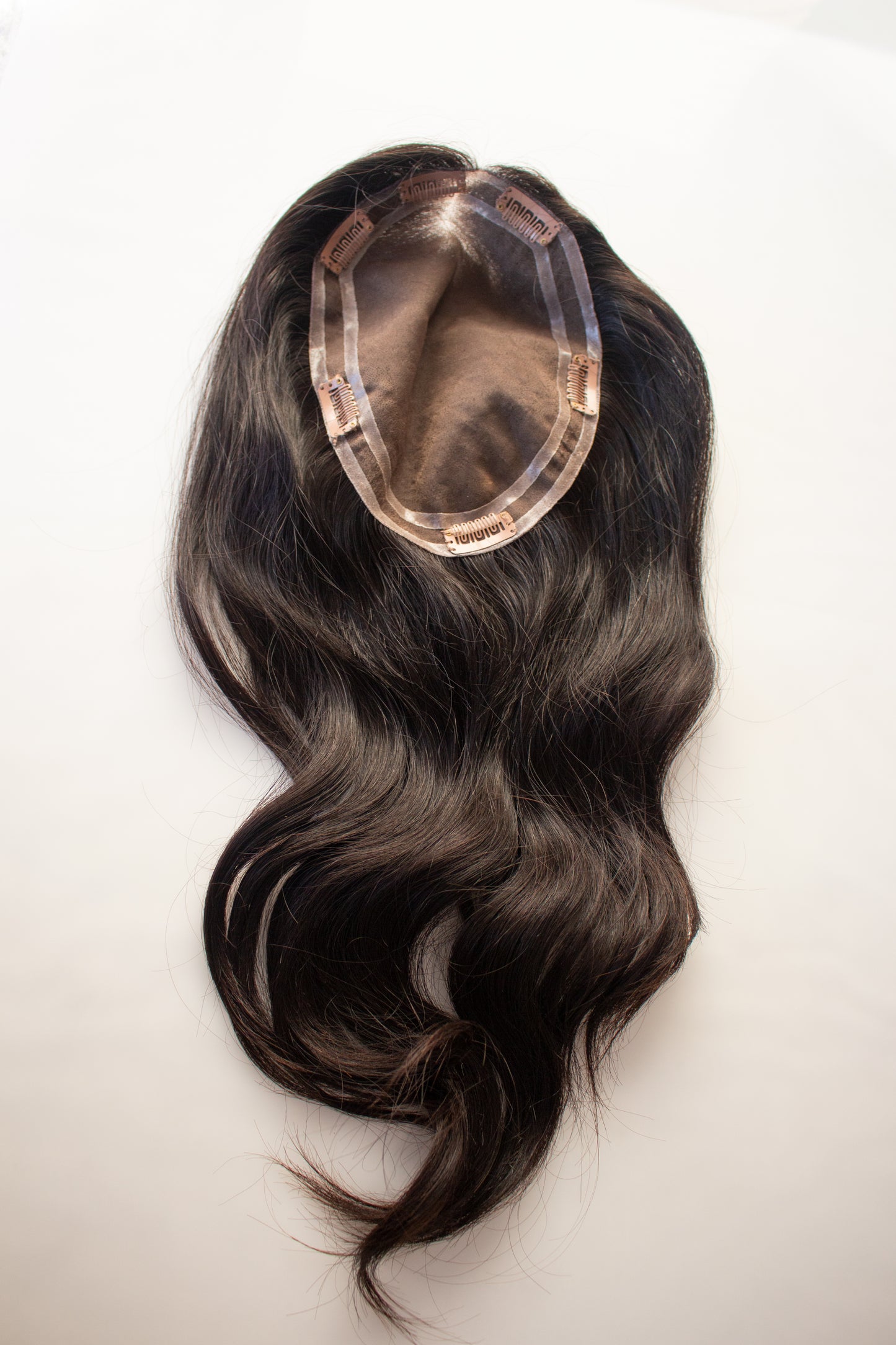 14 inches Swiss Lace Large Dark Brown - Bottom