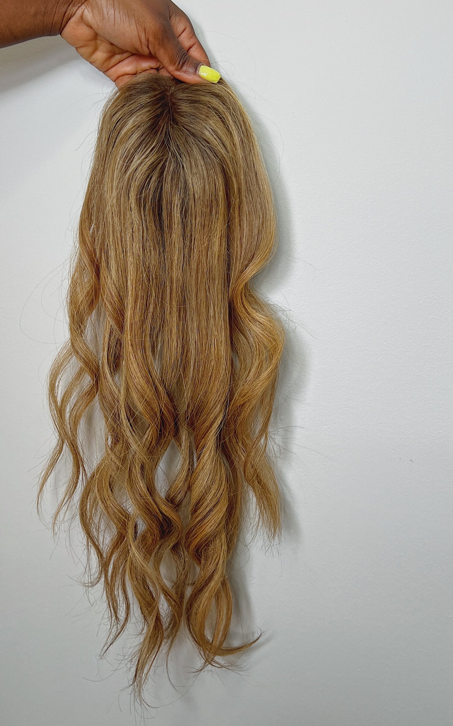 16 Inches Small Topper - Dark Blonde