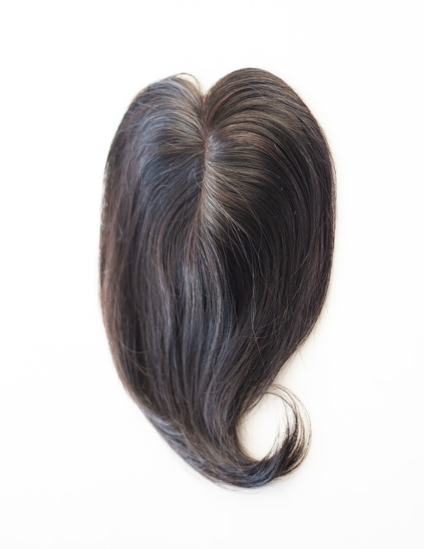 8 Inches Small Topper - Straight Dark Brown
