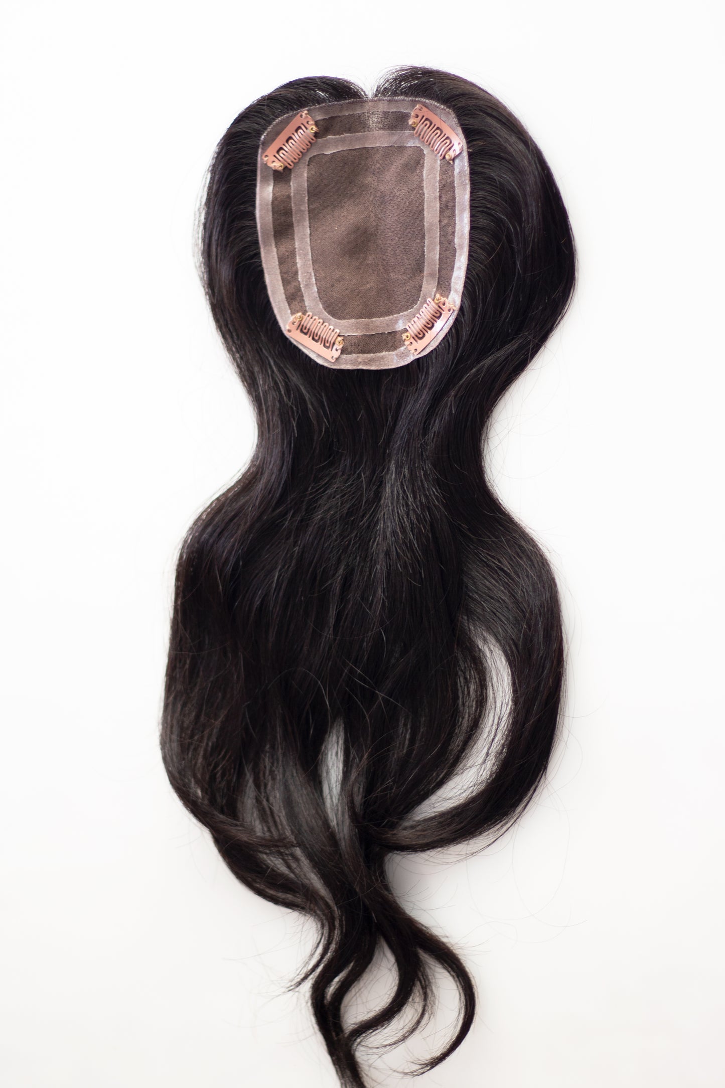 14 Inches Small Topper - Dark Brown by Bimz Hair - Bottom