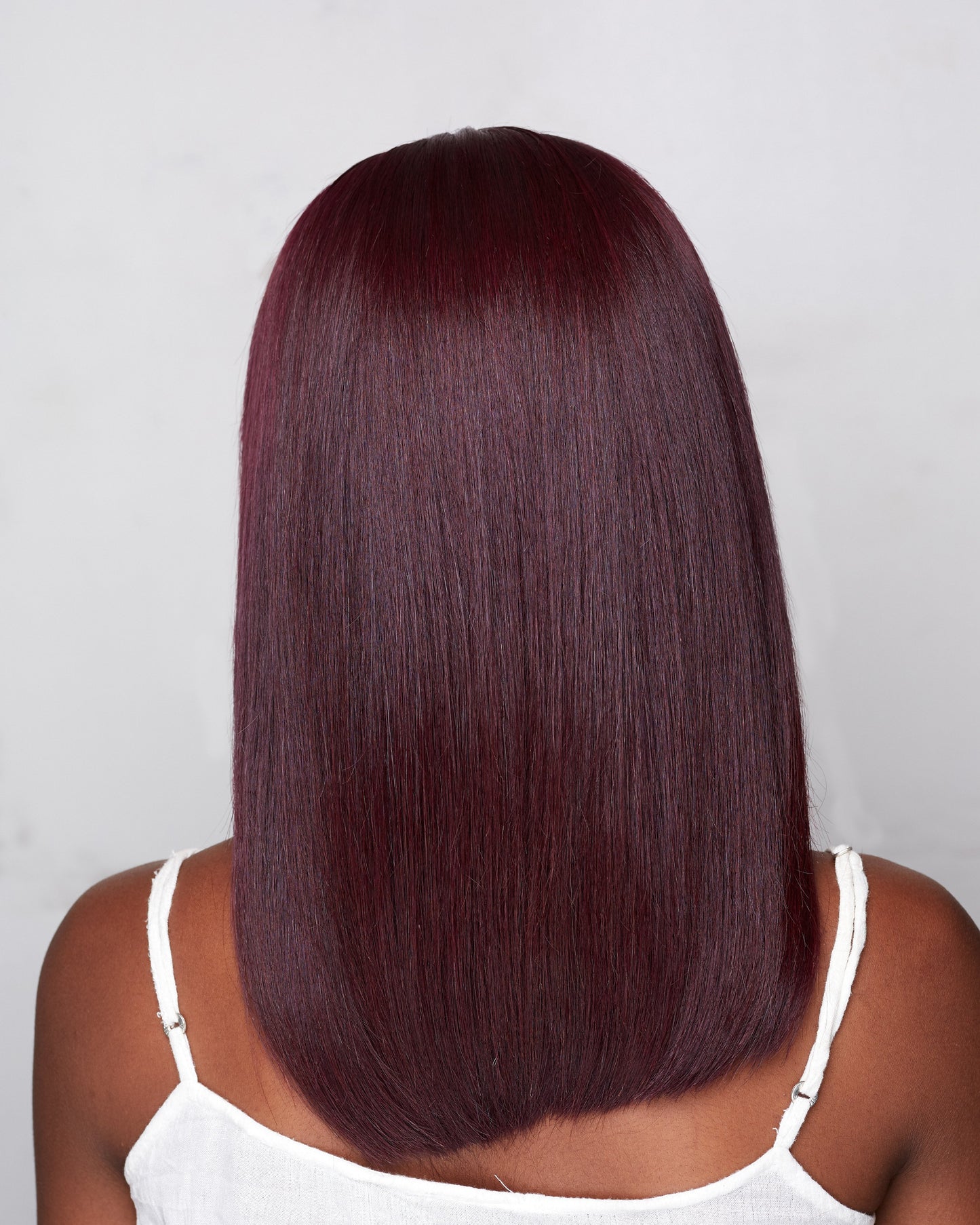 Elin Silky Dark 14 Inches Dark Purple