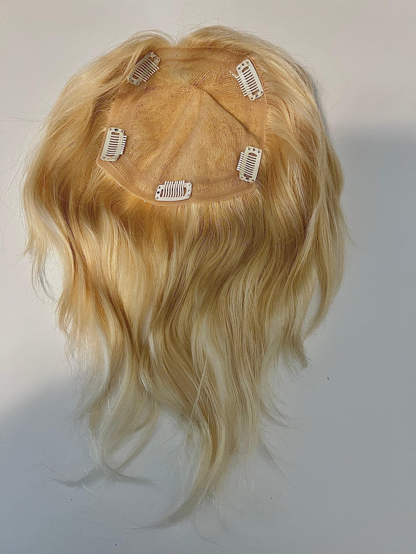 8 Inches Medium Topper - Super Light Blonde