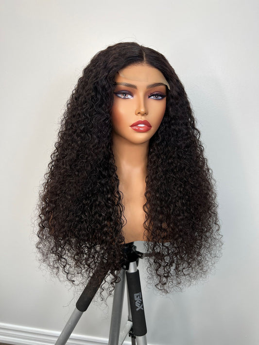 Hallie Deep Curly 20 Inches with a matching 4x4 Closure
