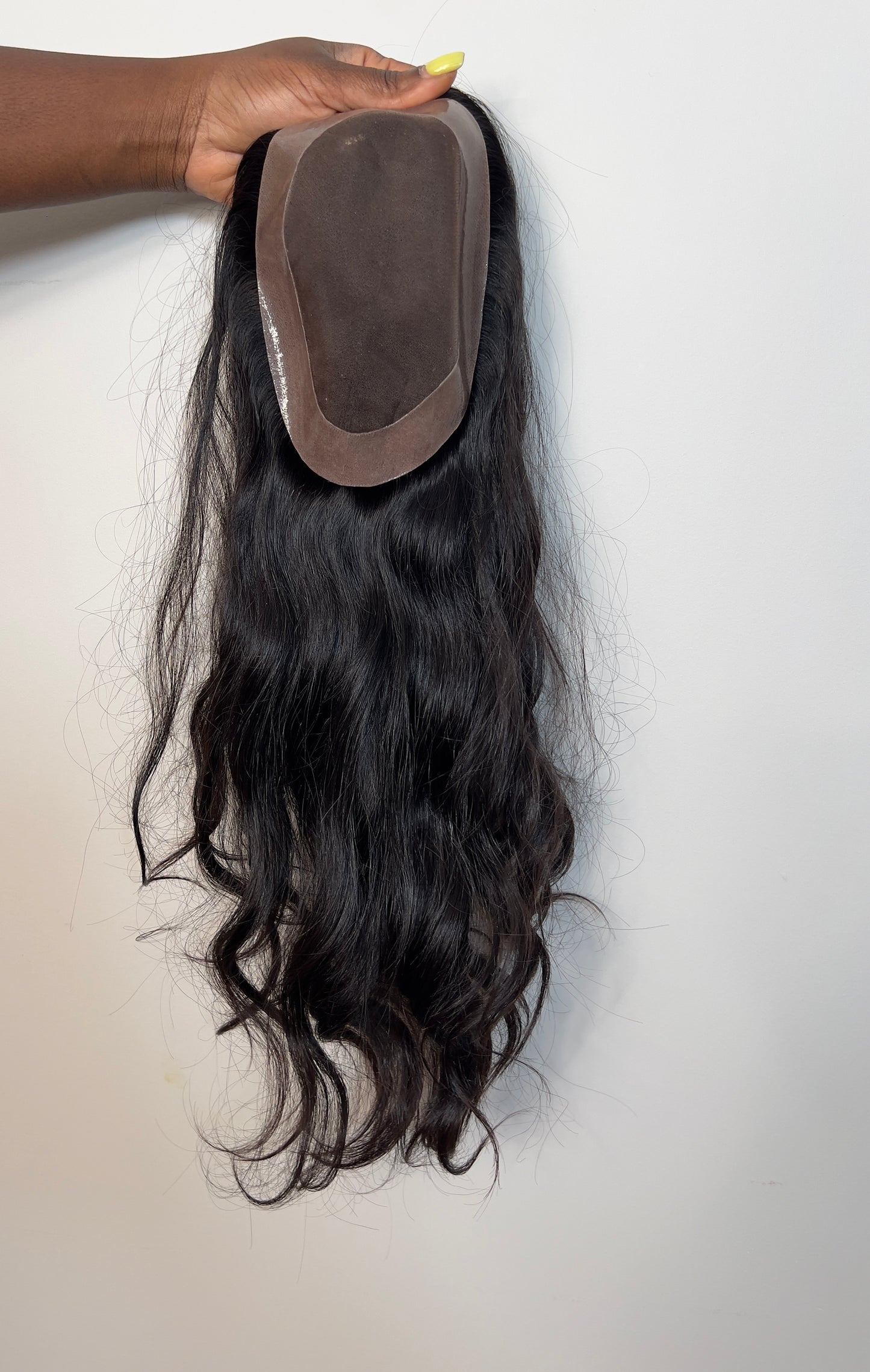 18 Inches 6x8 Tape In Topper - Dark Brown
