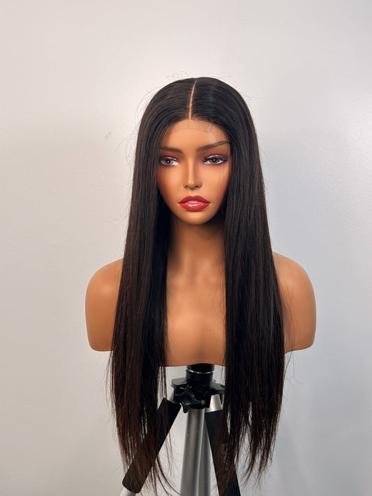 Lush Silky 20 Inches with a long Part 2x6 Closure