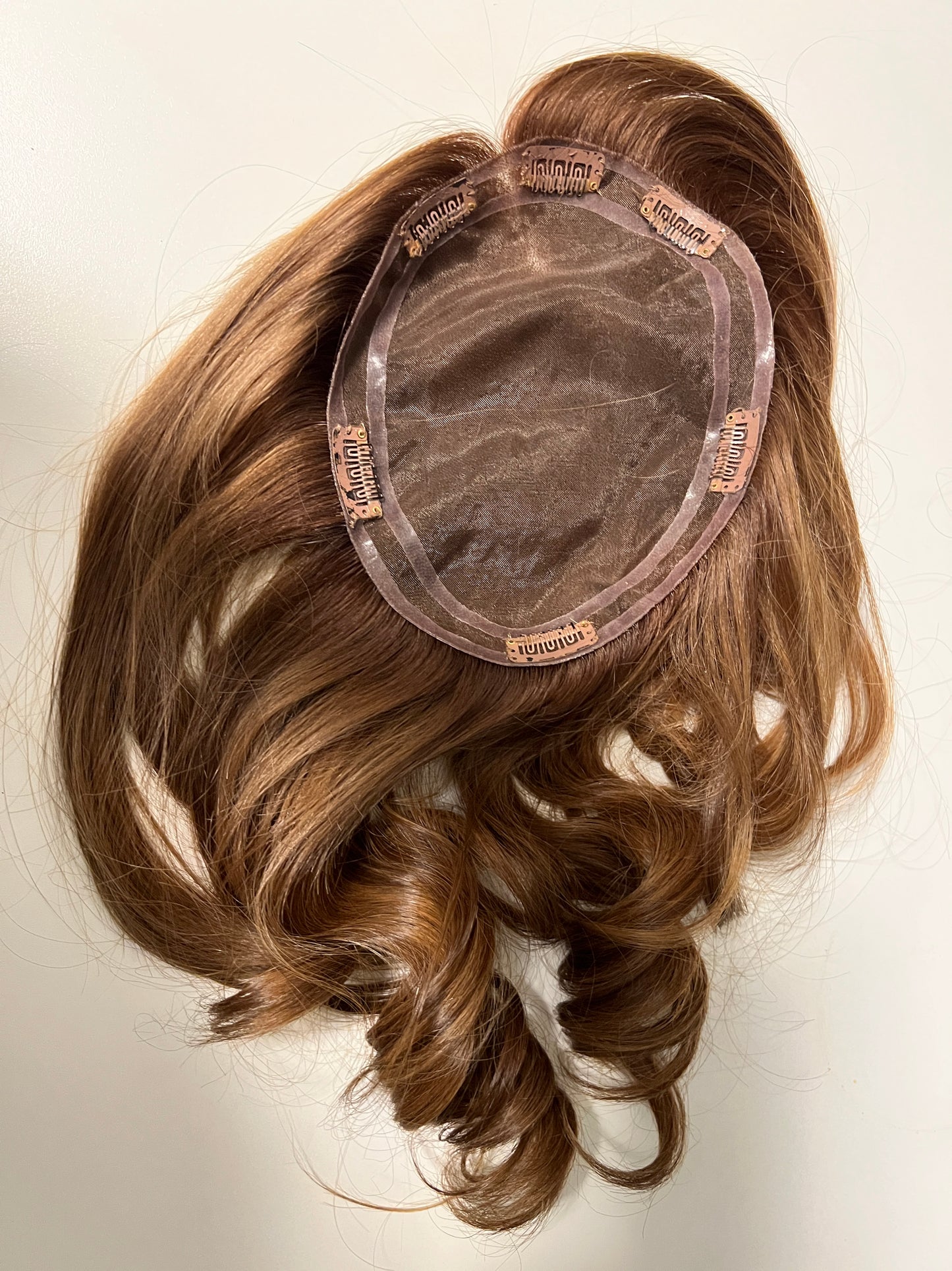 14 Inches Medium Topper - Light Brown by Bimz Hair - Bottom
