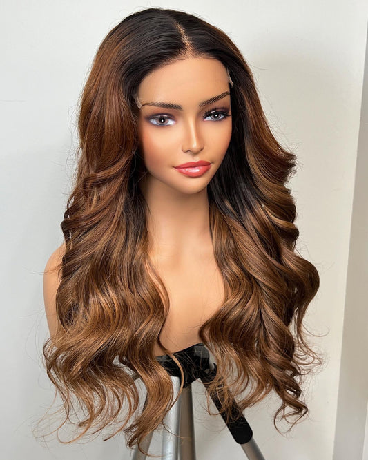 Lily Waves 20 Inches Chestnut Brown