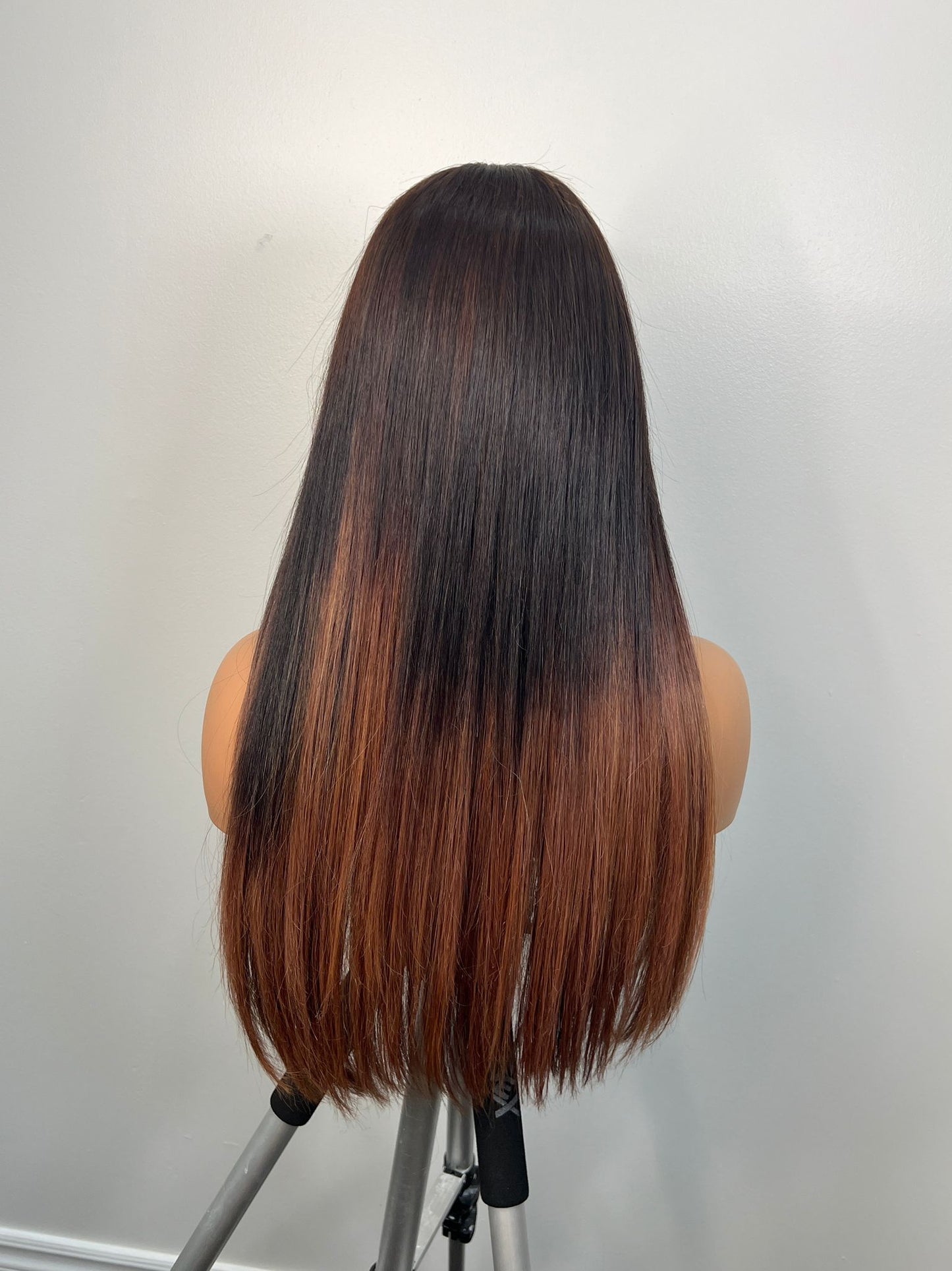 Lush Silky 20 Inches 2x6 Closure with Subtle Gold Brown with Dark Highlights