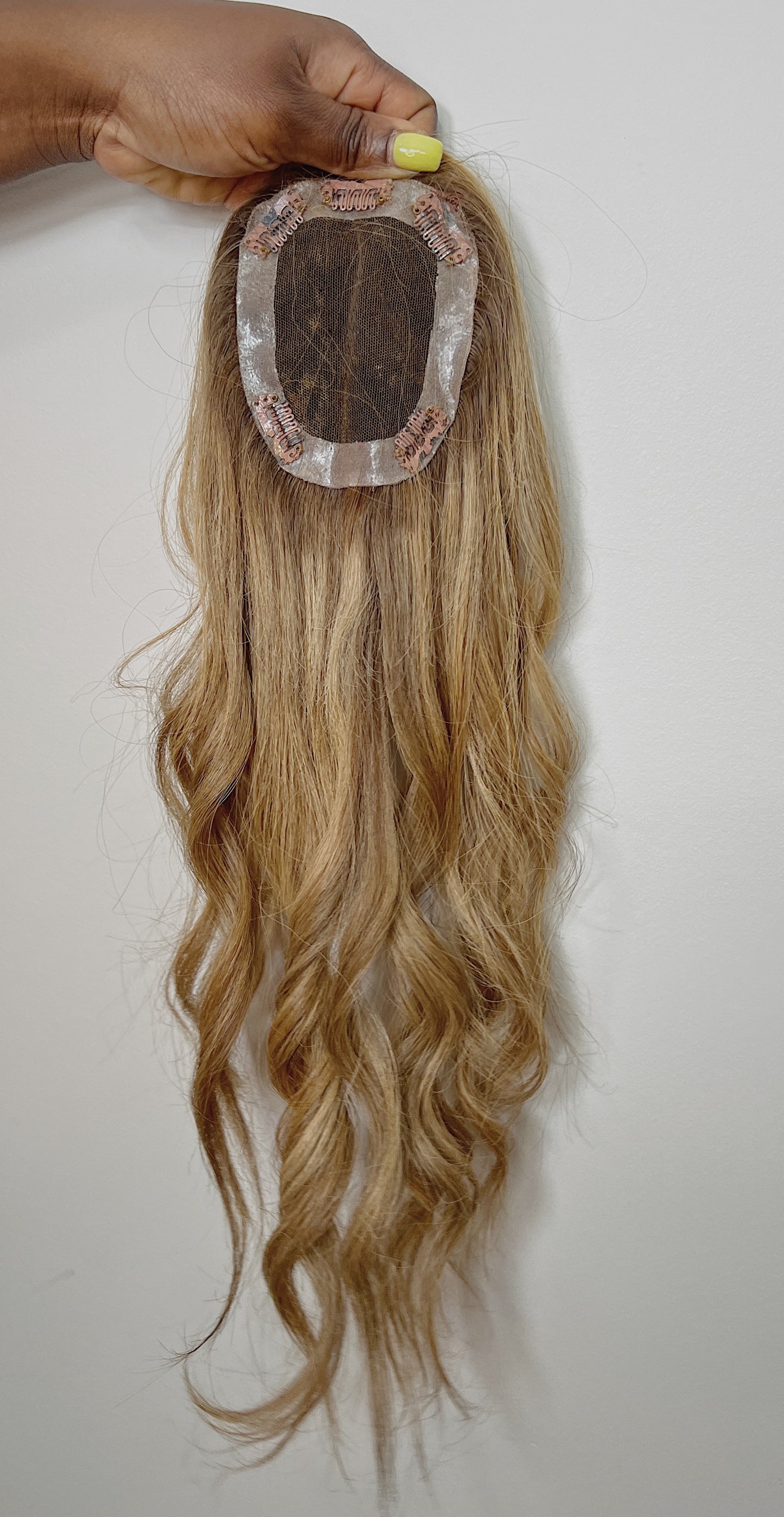 16 Inches Small Topper - Dark Blonde