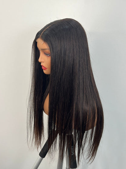 Lush Silky 20 Inches with a long Part 2x6 Closure