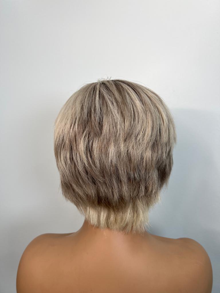 Pixie Edgy Cut in Ash Blonde Wig