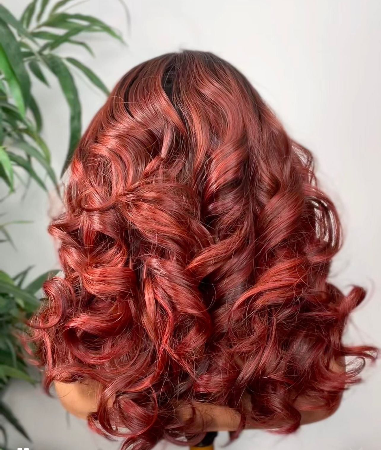 Ruby Waves 14 Inches 6x6 Closure 400grams Auburn