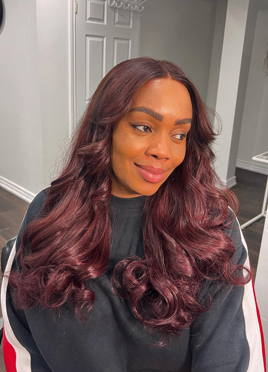 Ruby Waves 20 Inches 6x6 Closure 300grams Auburn