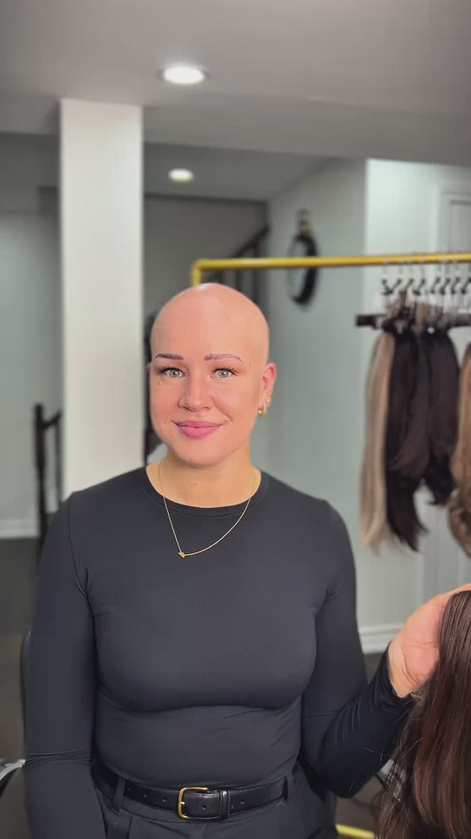 Medium Brown 24 Inches 13x6 Wavy